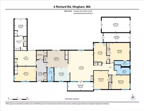 Floorplan - 4 Richard Rd, Hingham, MA 02043 photo 1 of 1