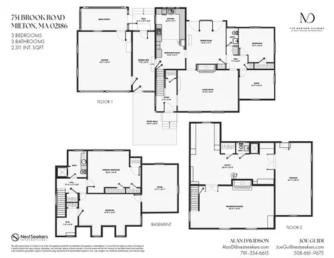 Floorplan - 751 Brook Rd, Milton, MA 02186 photo 1 of 1