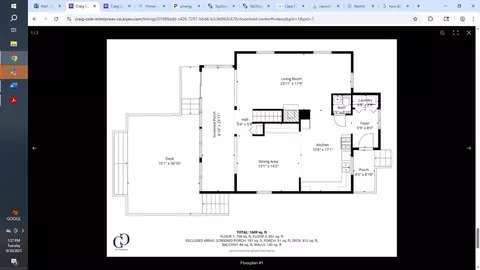 Floorplan - 133 Phillips Rd, Bourne, MA 02532 photo 1 of 2