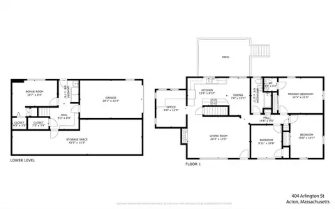 Floorplan - 404 Arlington St, Acton, MA 01720 photo 3 of 3