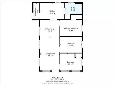 Floorplan - 8 Charles St, Wareham, MA 02571 photo 1 of 1