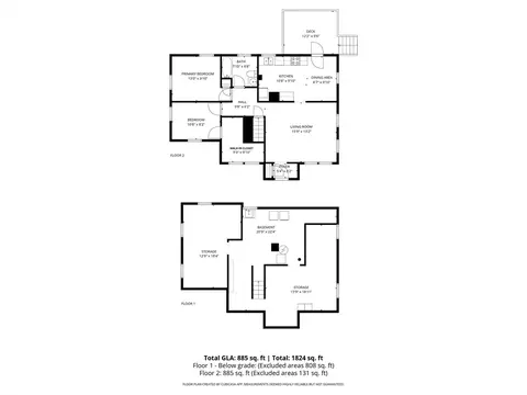Floorplan - 722 Main St, Wareham, MA 02571 photo 2 of 2