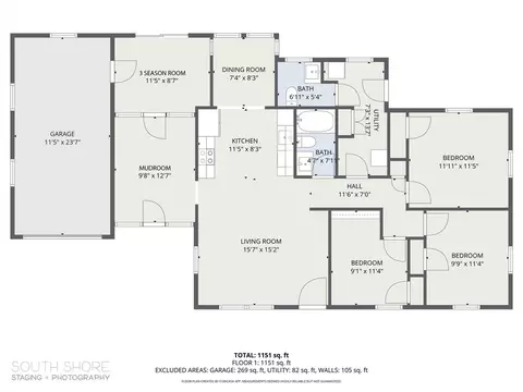 Floorplan - 64 Highland St, Canton, MA 02021 photo 1 of 1