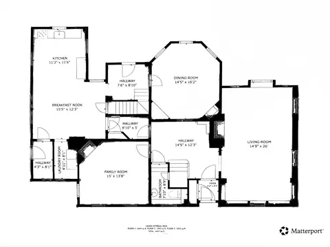 Floorplan - 61 William St, Worcester, MA 01609 photo 1 of 3