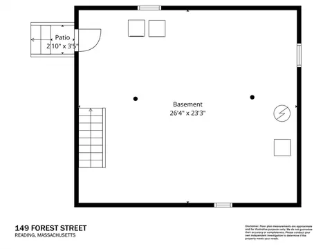 Floorplan - 149 Forest St, Reading, MA 01867 photo 1 of 4