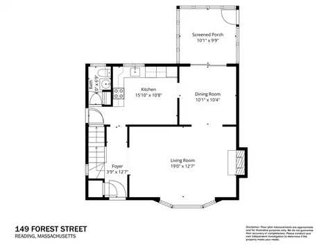 Floorplan - 149 Forest St, Reading, MA 01867 photo 2 of 4