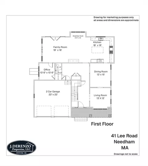 Floorplan - 41 Lee Rd, Needham, MA 02494 photo 1 of 4
