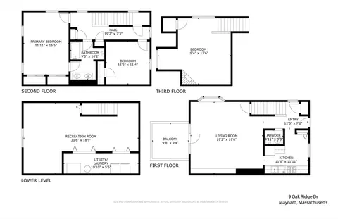 Floorplan - 9 Oak Ridge Dr #6, Maynard, MA 01754 photo 1 of 1