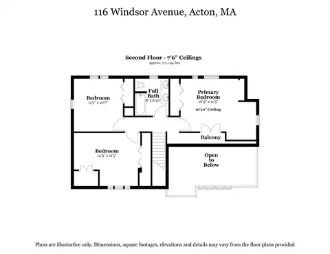 Floorplan - 116 Windsor Ave, Acton, MA 01720 photo 2 of 3