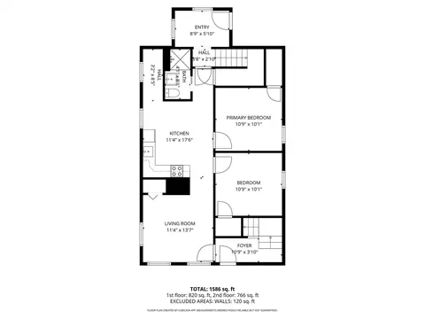 Floorplan - 48 Esther St, Worcester, MA 01607 photo 2 of 4