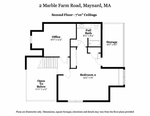 Floorplan - 2 Marble Farm Rd #2, Maynard, MA 01754 photo 3 of 4