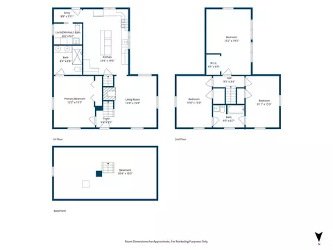 Floorplan - 6 Everett St, Stoneham, MA 02180 photo 7 of 7