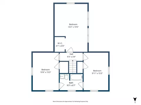 Floorplan - 6 Everett St, Stoneham, MA 02180 photo 2 of 3
