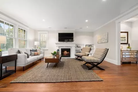 Living - 115 Clark Rd, Brookline, MA 02445 photo 2 of 3