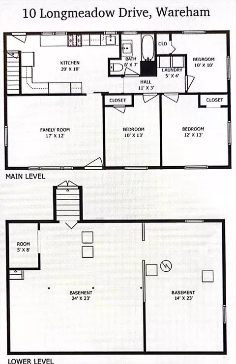 Floorplan - 10 Longmeadow Dr, Wareham, MA 02571 photo 1 of 1