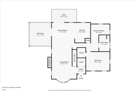 Floorplan - 83 Lake Dr, Barnstable, MA 02632 photo 1 of 2