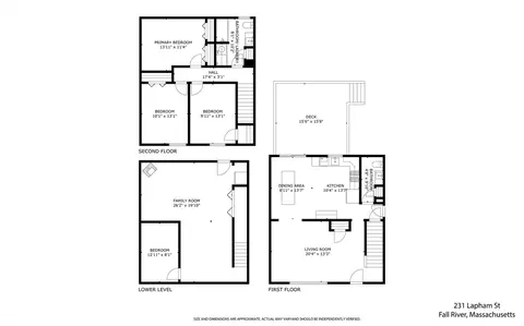 Floorplan - 231 Lapham St, Fall River, MA 02721 photo 1 of 2