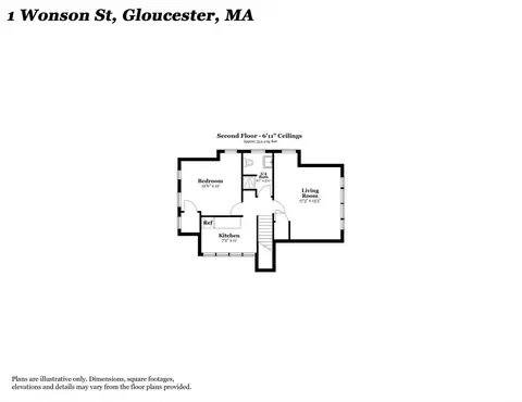 Floorplan - 1 Wonson St, Gloucester, MA 01930 photo 2 of 4