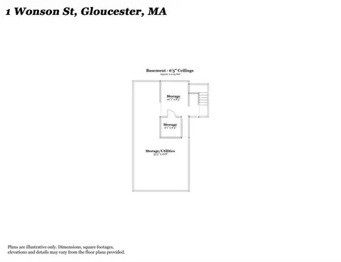 Floorplan - 1 Wonson St, Gloucester, MA 01930 photo 3 of 4