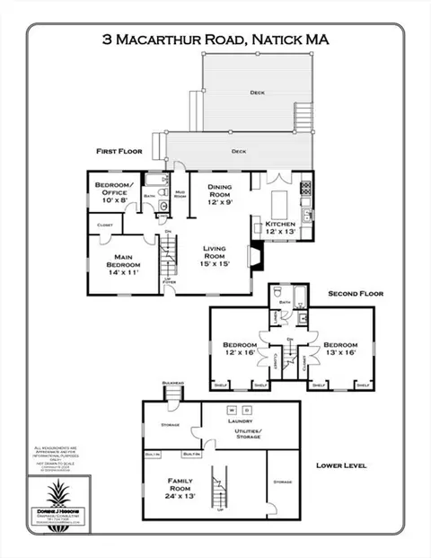 Floorplan - 3 Macarthur Rd, Natick, MA 01760 photo 1 of 1