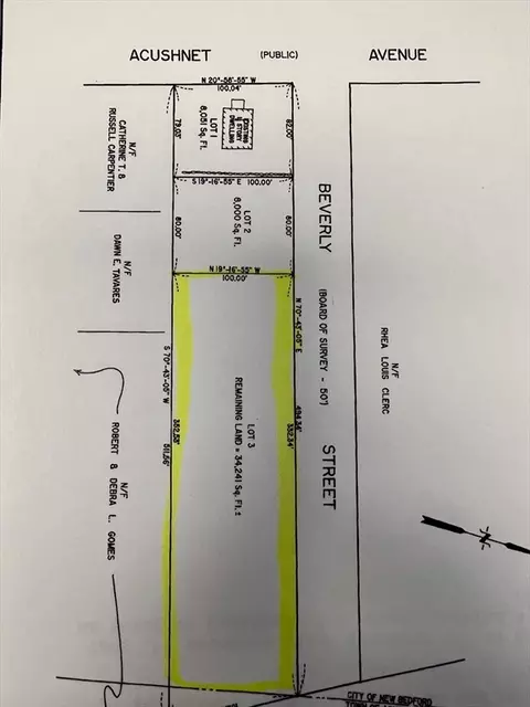 lot3 Beverly St, New Bedford, MA 02745