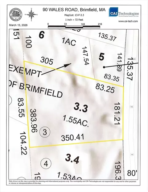 90 Wales Rd, Brimfield, MA 01010