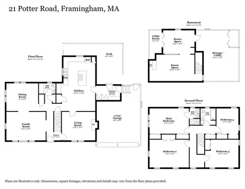 Floorplan - 21 Potter Rd, Framingham, MA 01701 photo 1 of 1