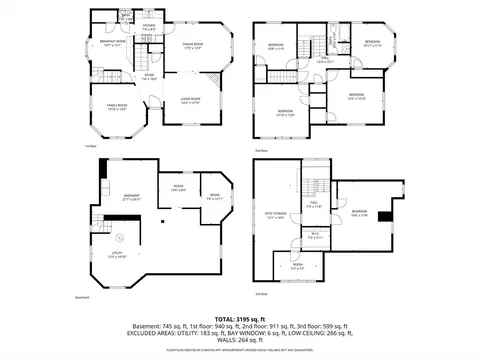 Floorplan - 445 Madison St, Fall River, MA 02720 photo 1 of 5