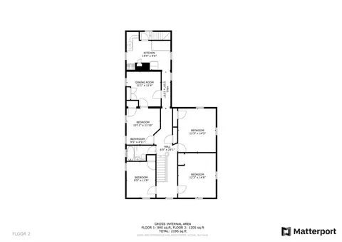 Floorplan - 1022 Main St, Worcester, MA 01603 photo 2 of 3