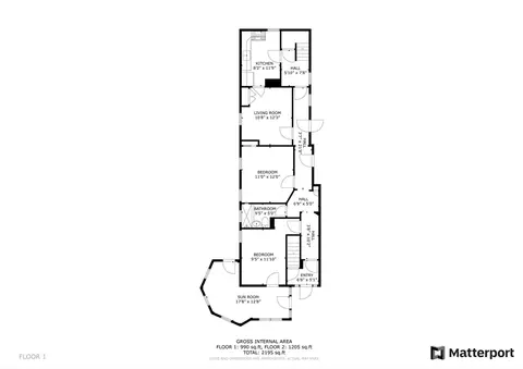 Floorplan - 1022 Main St, Worcester, MA 01603 photo 1 of 3