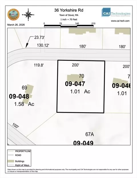 36 Yorkshire Rd, Dover, MA 02030