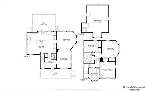 Floorplan - 27 Evans Rd, Marblehead, MA 01945 photo 1 of 1