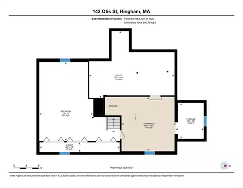 Floorplan - 142 Otis St, Hingham, MA 02043 photo 2 of 4