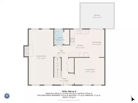Floorplan - 32 Sibley Rd, Sutton, MA 01590 photo 1 of 2