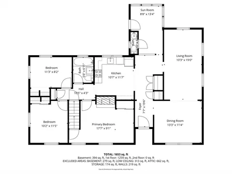 Floorplan - 57 Beech St, Braintree, MA 02184 photo 1 of 3