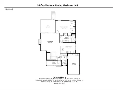 Floorplan - 24 Cobblestone Cir, Mashpee, MA 02649 photo 1 of 4