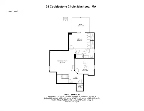 Floorplan - 24 Cobblestone Cir, Mashpee, MA 02649 photo 3 of 4