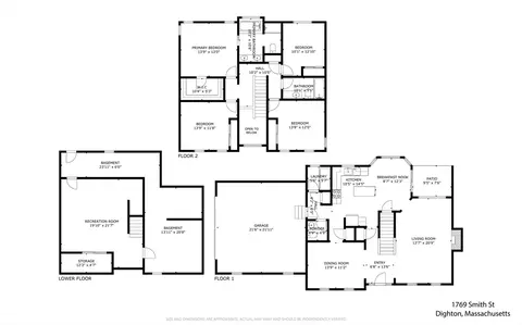 Floorplan - 1769 Smith St, Dighton, MA 02715 photo 1 of 1
