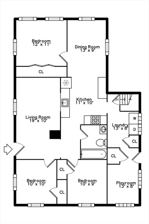 Floorplan - 9 Sunset Ave, Holbrook, MA 02343 photo 1 of 2