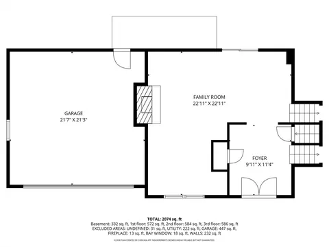 Floorplan - 84 Poulos Rd, Braintree, MA 02184 photo 2 of 3