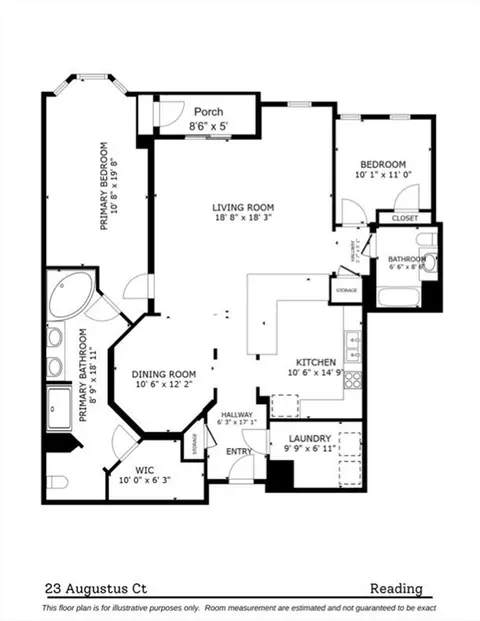 Floorplan - 23 Augustus Ct #4003, Reading, MA 01867 photo 1 of 1