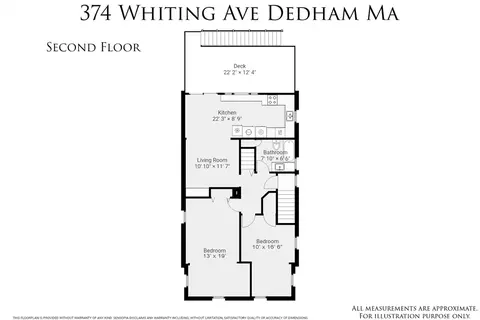 Floorplan - 374 Whiting Ave, Dedham, MA 02026 photo 2 of 3