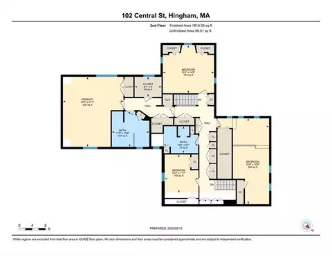 Floorplan - 102 Central St, Hingham, MA 02043 photo 2 of 3