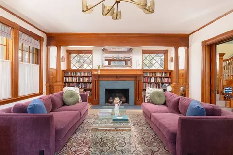 Living - 80 Mason Ter, Brookline, MA 02446 photo 2 of 3