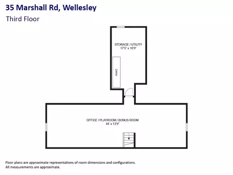 Floorplan - 35 Marshall Rd, Wellesley, MA 02482 photo 3 of 4