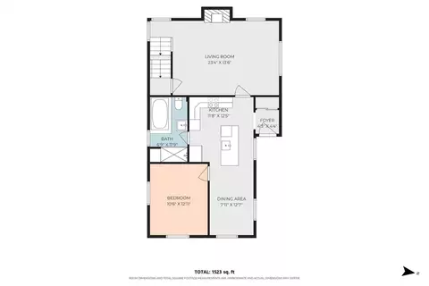 Floorplan - 7 Darrow St, Worcester, MA 01606 photo 2 of 4