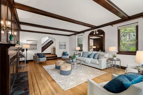 Living - 110 Wallis Rd, Brookline, MA 02467 photo 2 of 3