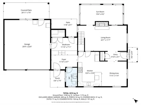 Floorplan - 66 Maynard Rd, Northampton, MA 01060 photo 1 of 2