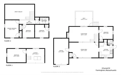 Floorplan - 8 Sunset Dr, Framingham, MA 01701 photo 1 of 1