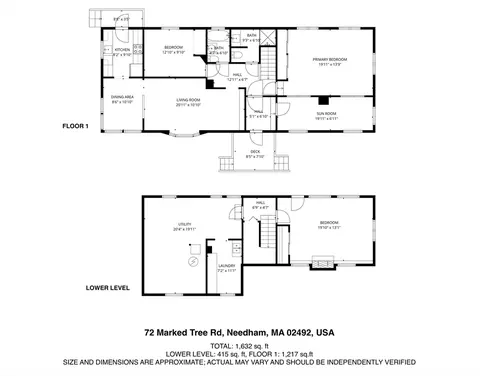 Floorplan - 72 Marked Tree Rd, Needham, MA 02492 photo 1 of 1